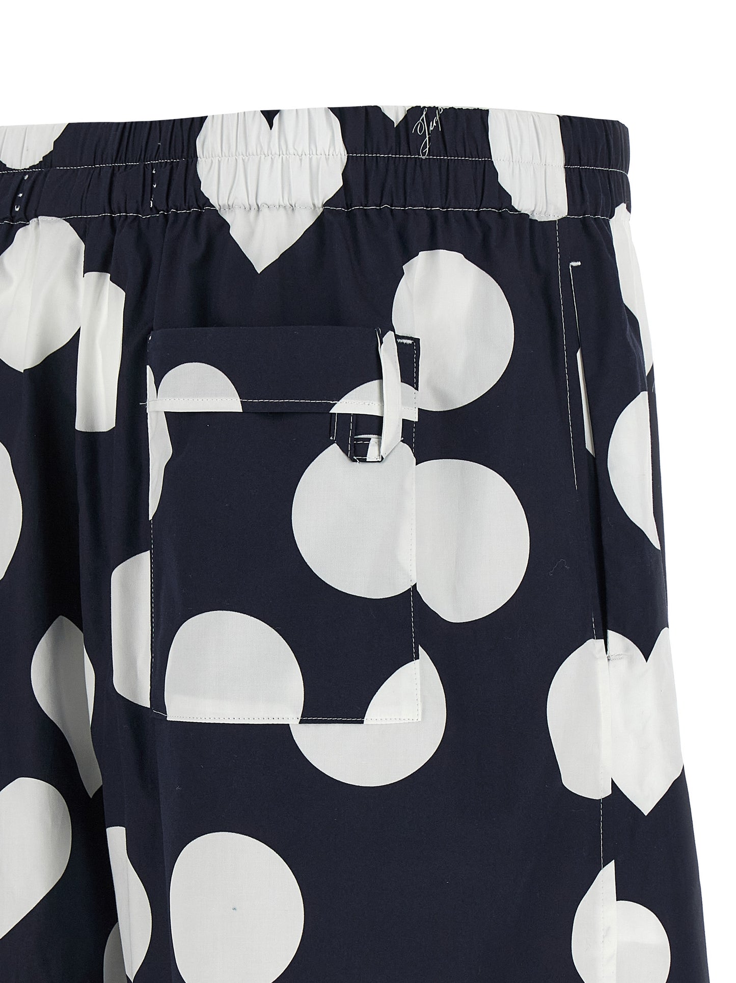 Jacquemus Blue Cotton Bermuda Shorts