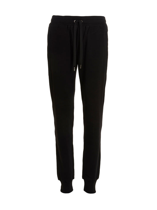 Dolce & Gabbana Black Cotton Joggers (Workout Pants)