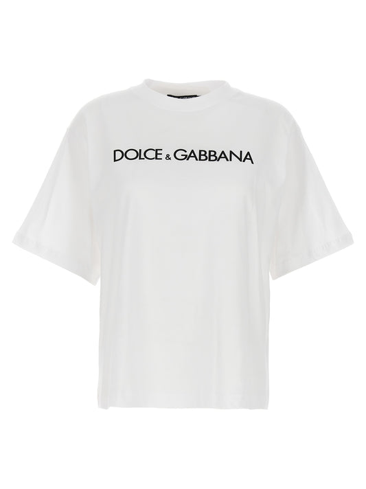Dolce & Gabbana White Cotton T-Shirt