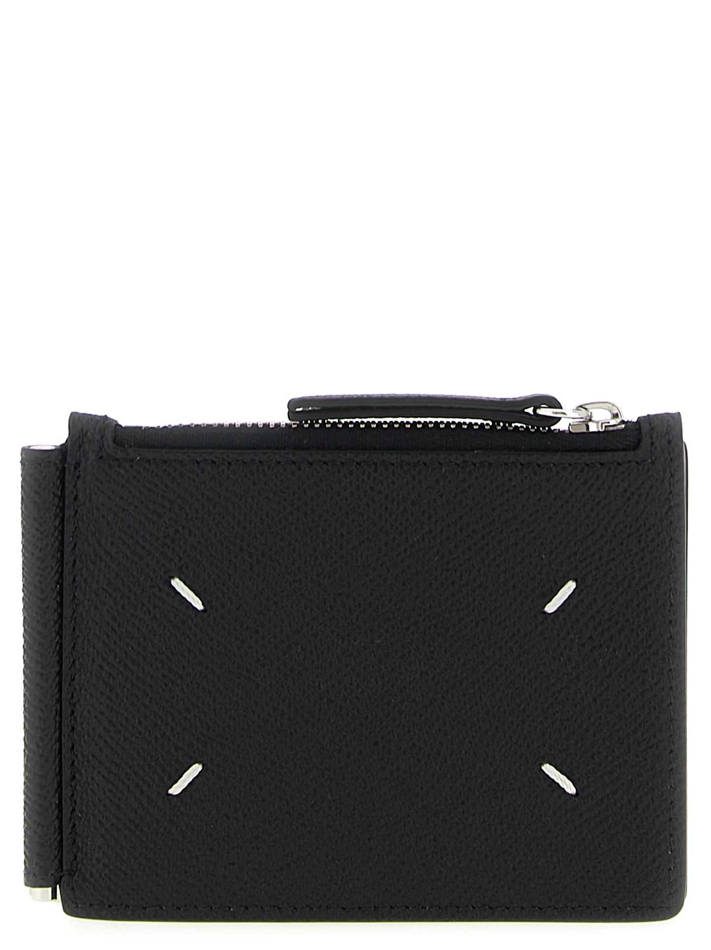 Maison Margiela Black Leather Leather Wallet