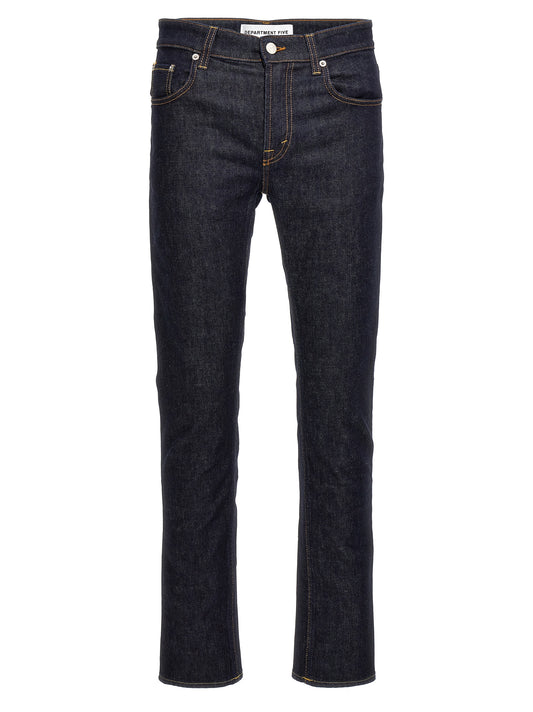 Department 5 Blue Cotton Jeans Denim