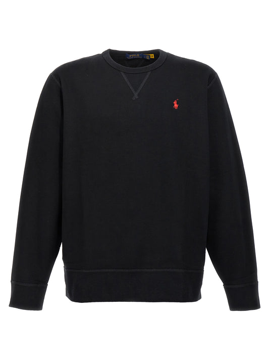 Polo Ralph Lauren Black Cotton Sweatshirt