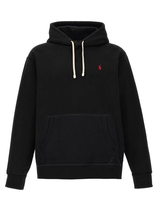 Polo Ralph Lauren Black Cotton Sweatshirt