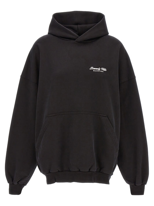 Balenciaga Bicolor Cotton Hoodie