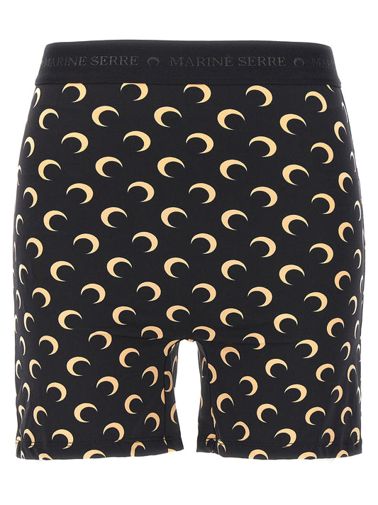Marine Serre Black Polyamide Leggings