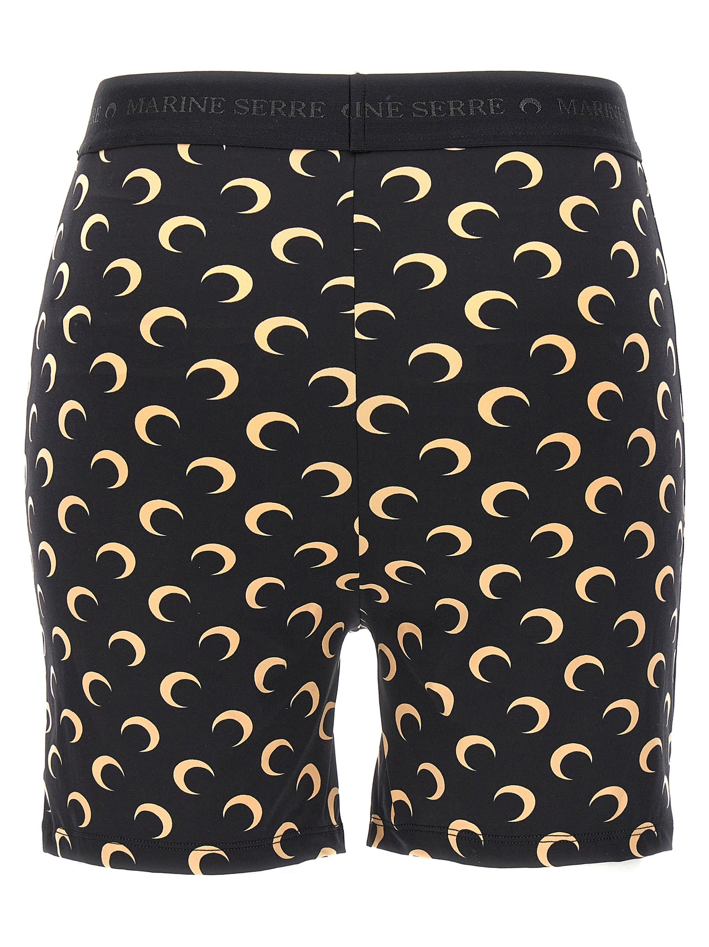 Marine Serre Black Polyamide Leggings