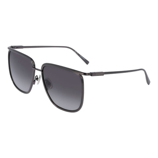Ferragamo Gray Metal Sunglasses