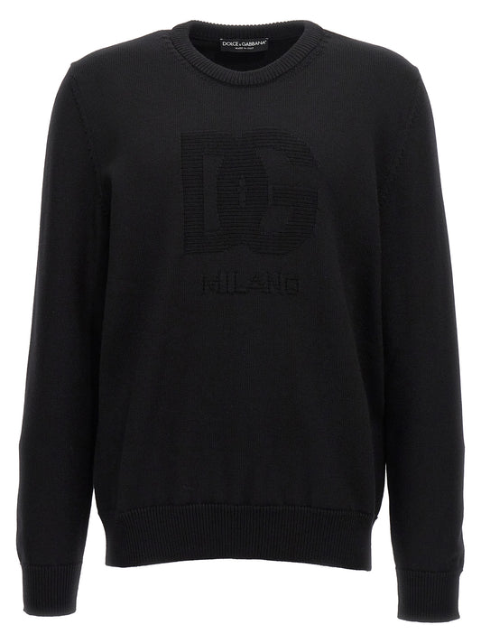 Dolce & Gabbana Black Virgin Wool Cardigan