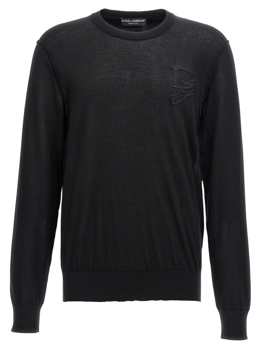 Dolce & Gabbana Black Cashmere Cardigan