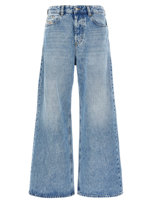 Diesel Blue Cotton Jeans Denim