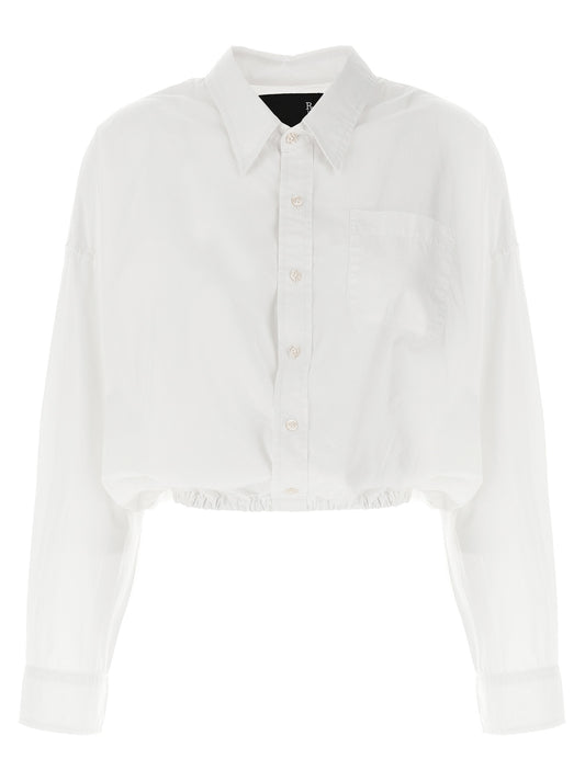 R13 White Cotton Blouse