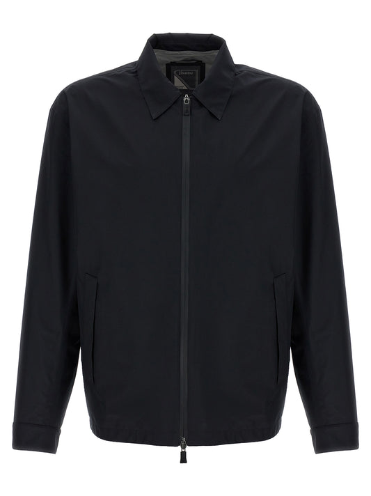 Herno Black Polyester Shell Jacket