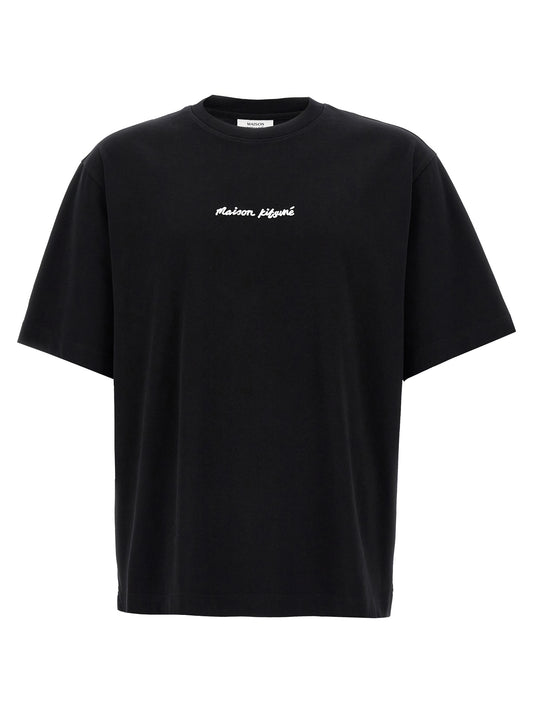 Maison Kitsuné Black Cotton T-Shirt