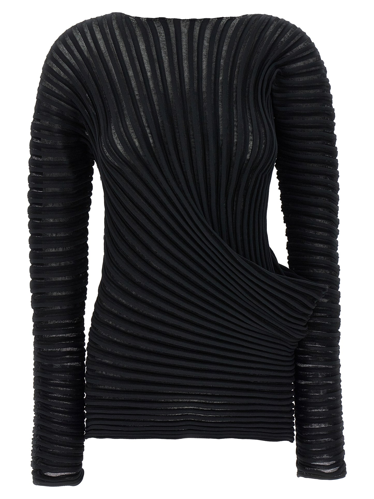 Issey Miyake Black Polyester Shirt