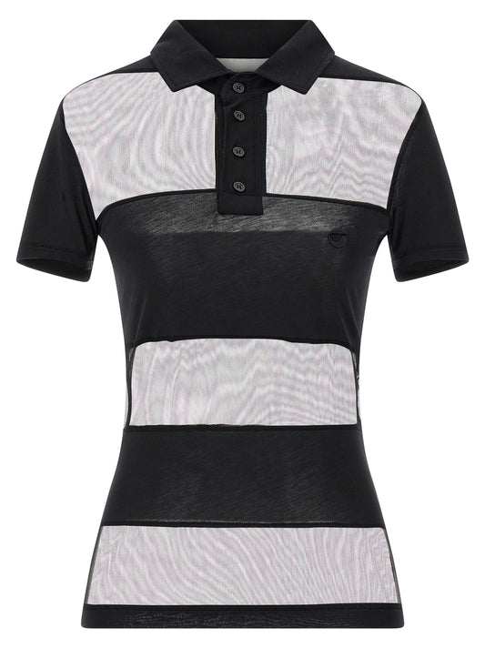 Coperni Black Cotton Polo Shirt