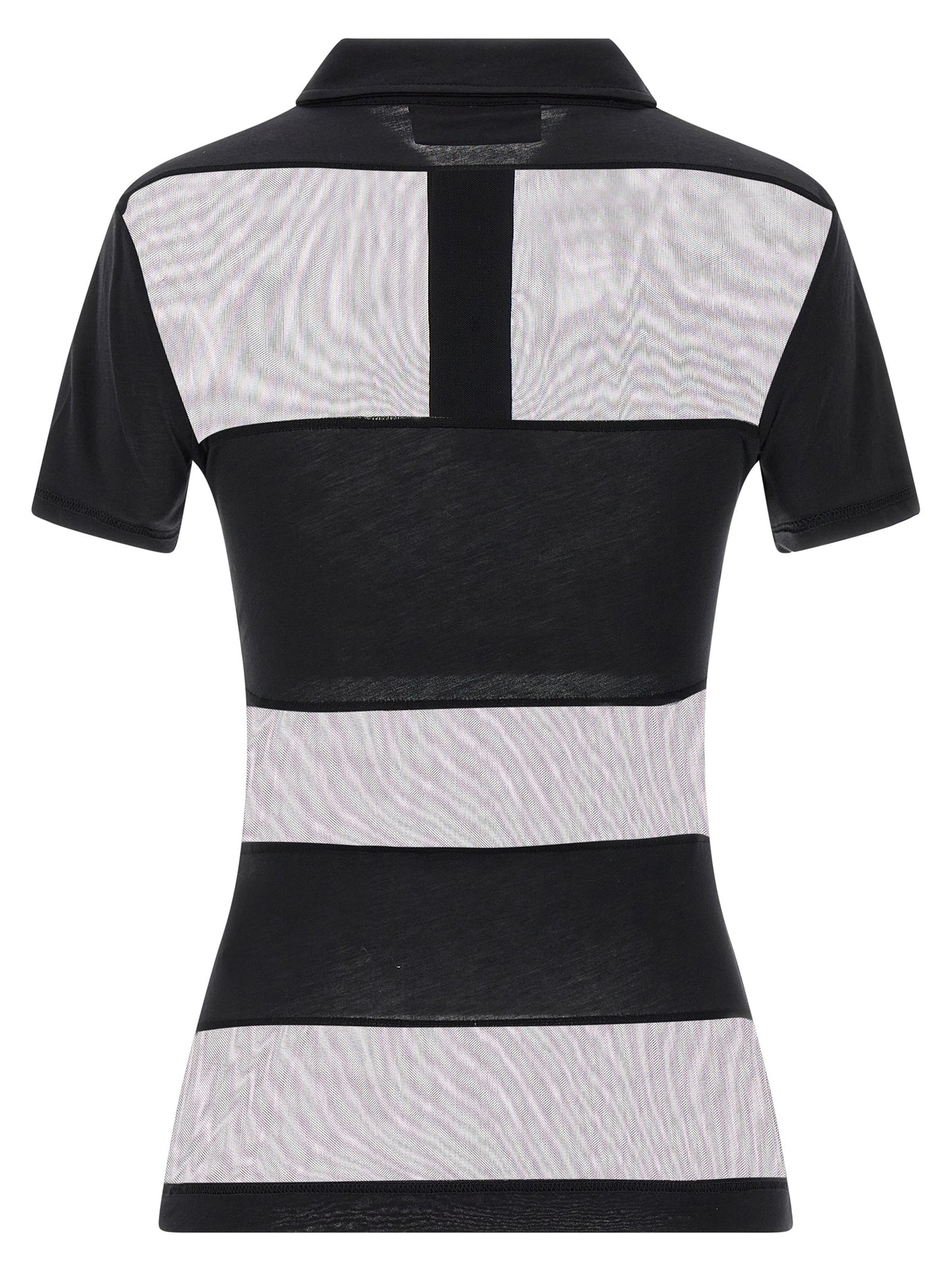 Coperni Black Cotton Polo Shirt