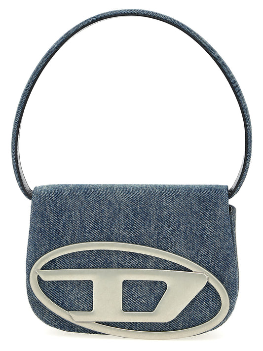 Diesel Blue Cotton Shoulder Bag