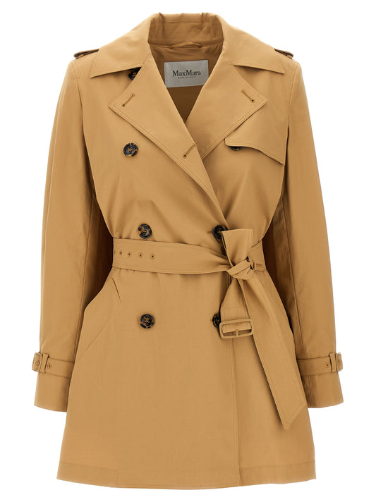 Max Mara Brown Cotton Coat
