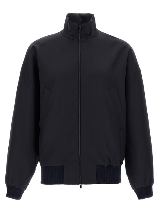 Fear Of God Blue Virgin Wool Full-Length Jacket