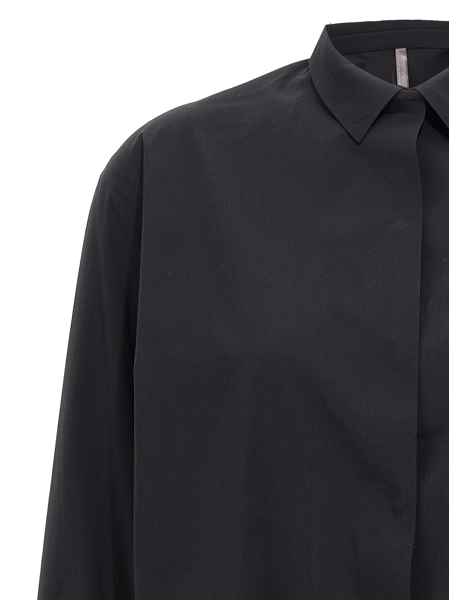 Arc'teryx Veilance Black Nylon Blouse