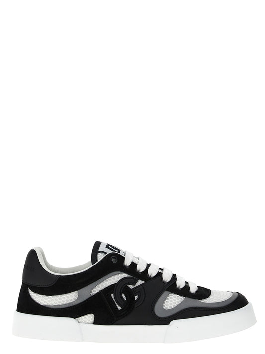 Dolce & Gabbana Bicolor Calfskin Sneakers