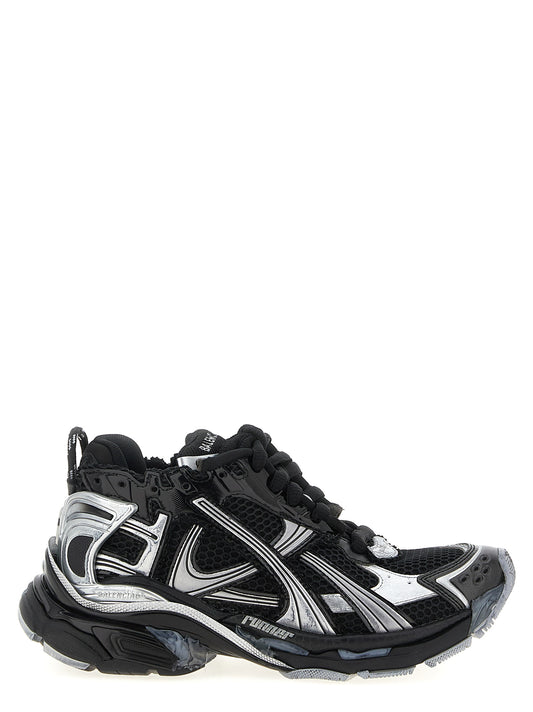 Balenciaga Black Polyethylene Athletic Sneakers