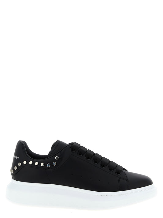 Alexander McQueen Black Calfskin Chunky Sneakers