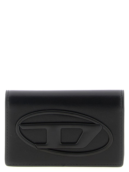 Diesel Black Leather Cardholder