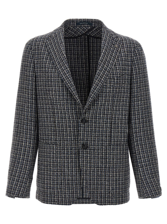 Tagliatore Multicolor Virgin Wool Blazer
