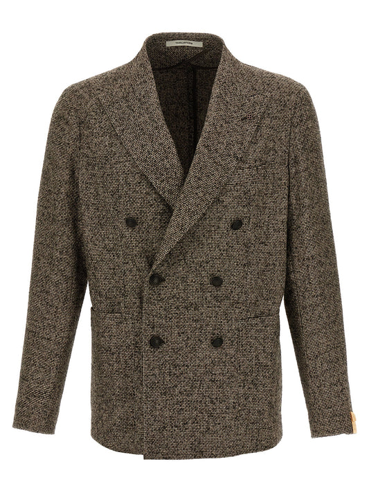 Tagliatore Brown Virgin Wool Blazer