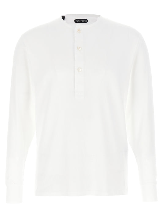 Tom Ford White Cotton T-Shirt