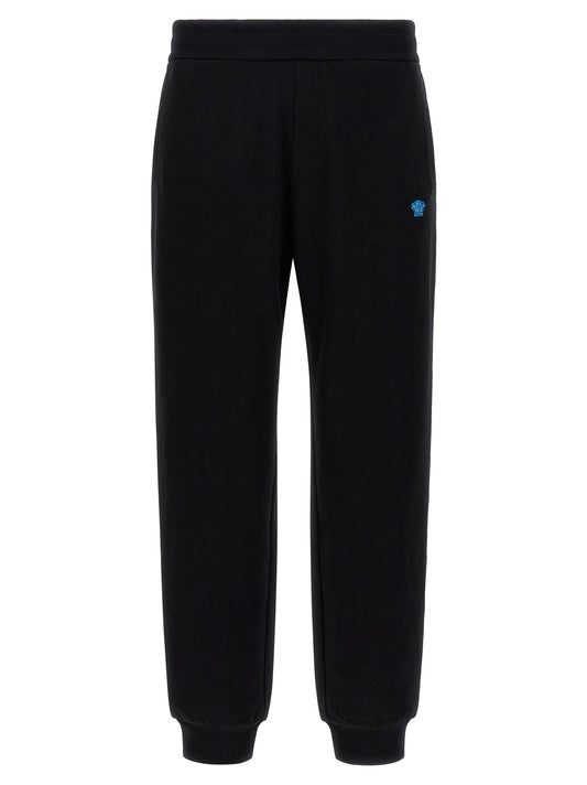 Versace Black Cotton Joggers (Workout Pants)