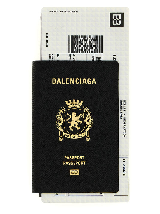 Balenciaga Black Leather Wallet