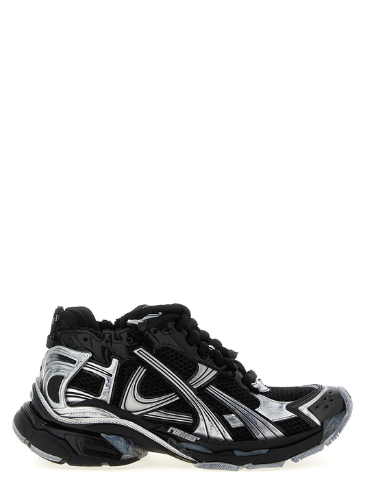 Balenciaga Black Polyethylene Athletic Sneakers