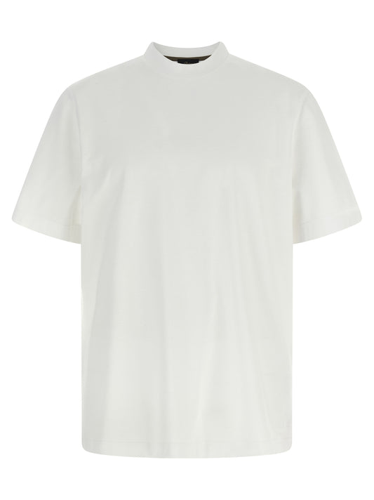 Brioni White Cotton T-Shirt