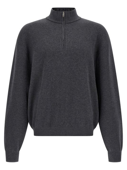 Balenciaga Gray Cotton Cardigan
