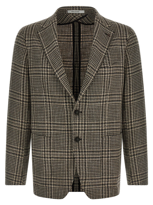 Tagliatore Brown Virgin Wool Blazer