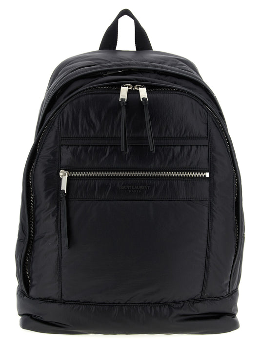 Saint Laurent Black Calfskin Backpack