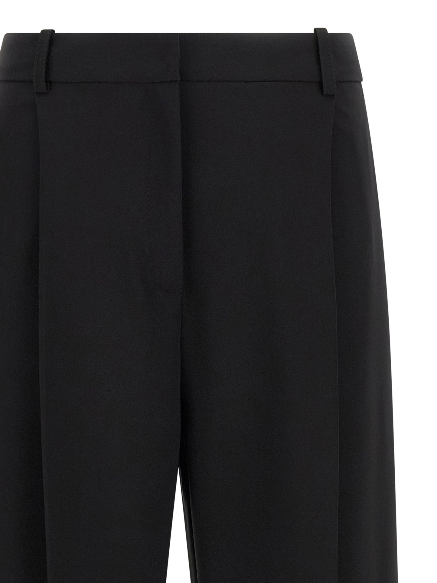 Elisabetta Franchi Black Polyester Casual Pants