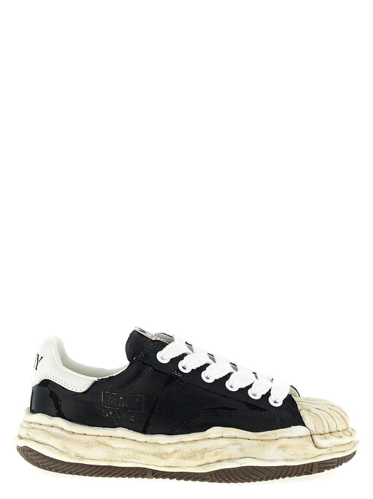 Maison Mihara Yasuhiro Black Cotton Sneakers