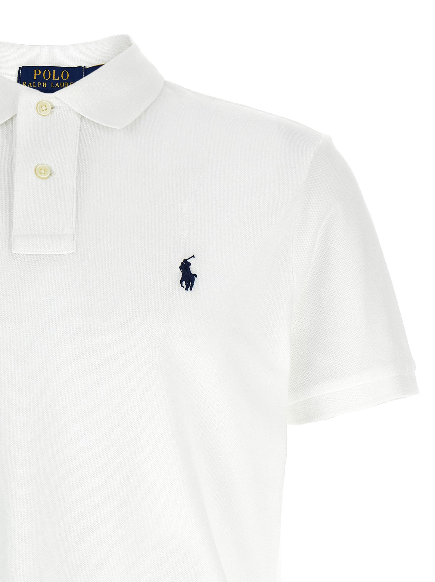 Polo Ralph Lauren White Cotton Polo Shirt