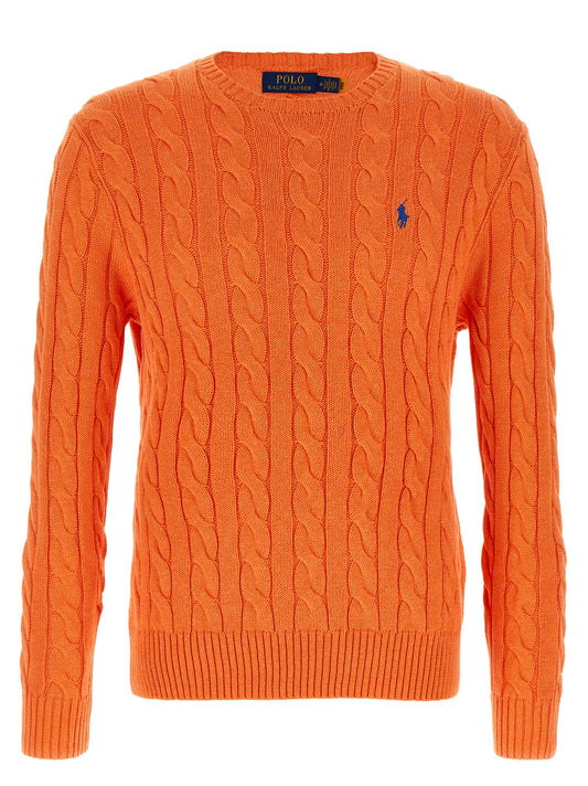 Polo Ralph Lauren Orange Cotton Cardigan