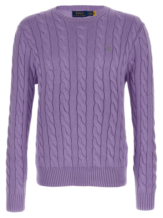 Polo Ralph Lauren Purple Cotton Cardigan