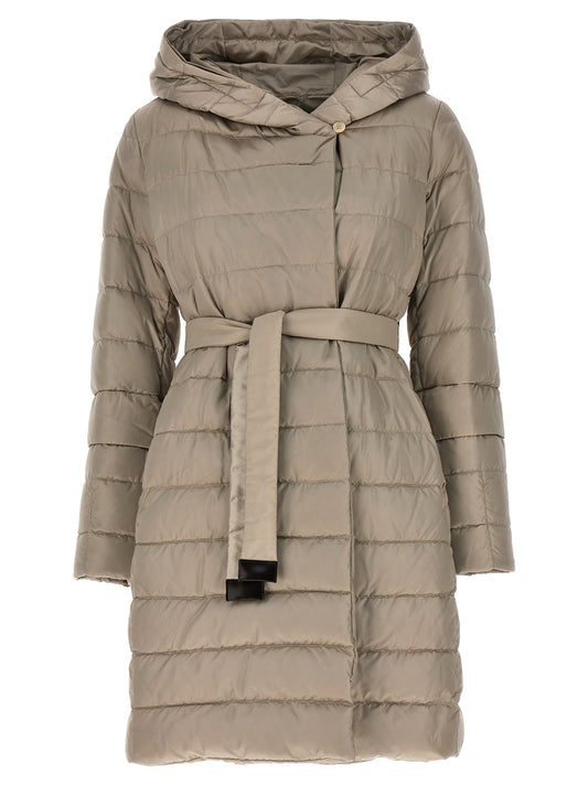 Max Mara Beige Polyamide Full-Length Jacket