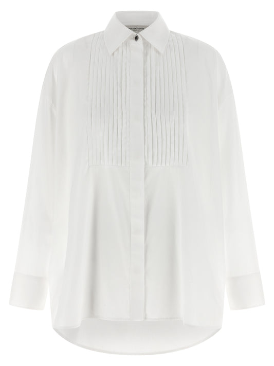 Golden Goose White Cotton Blouse