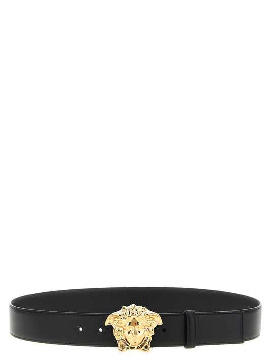Versace Black Calfskin Regular Belt