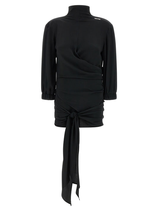The Attico Black Acetate Tank Tops
