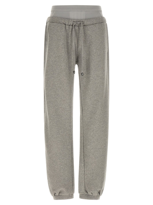 The Attico Gray Cotton Joggers (Workout Pants)