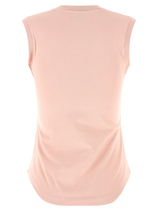 The Attico Multicolor Cotton Sleeveles T-Shirt