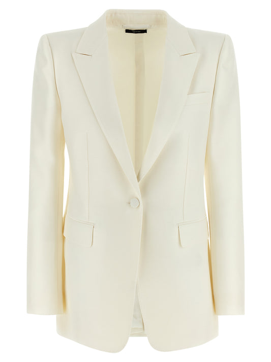 Tom Ford White Wool Blazer